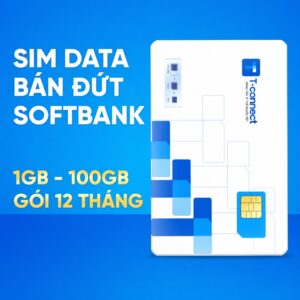 SIM data bán đứt Softbank Gói 12 tháng