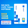 SIM Data cước tháng Softbank