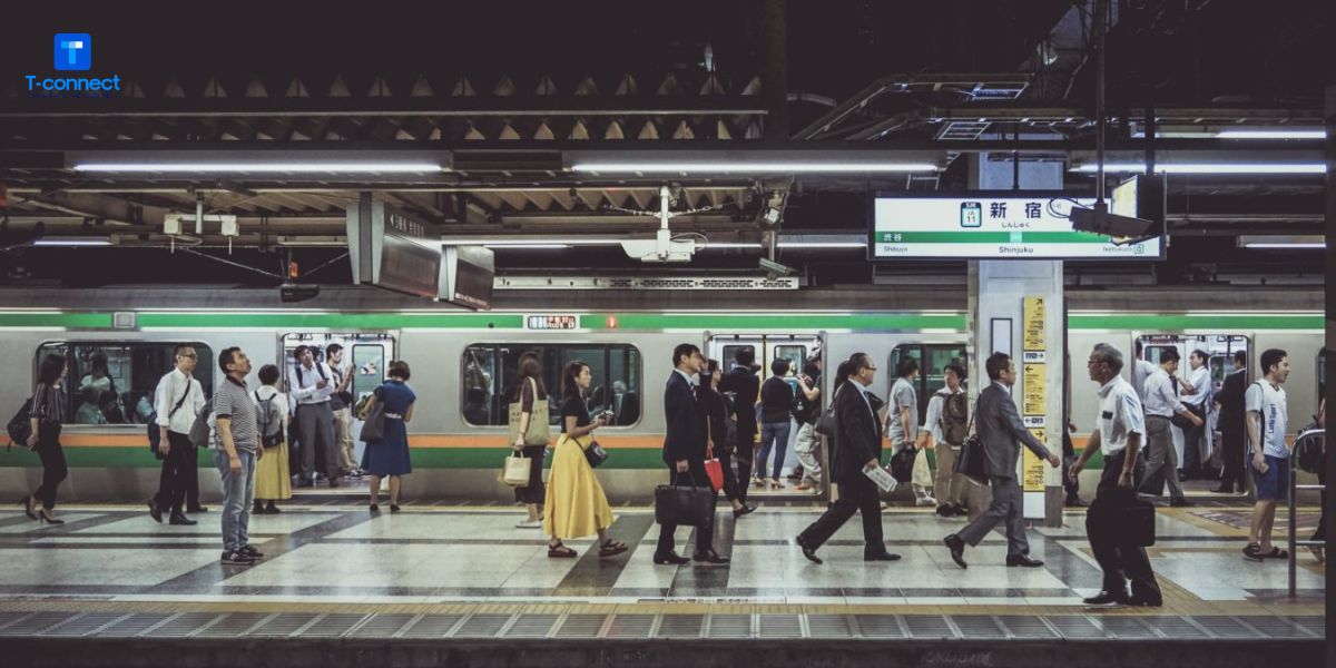 Di chuyển bằng tàu điện ngầm tại Nhật Bản