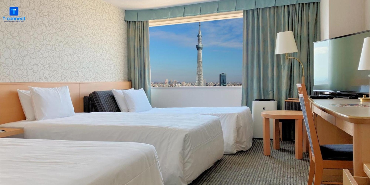 View triệu đô tại khách sạn Tobu Hotel Levant Tokyo.