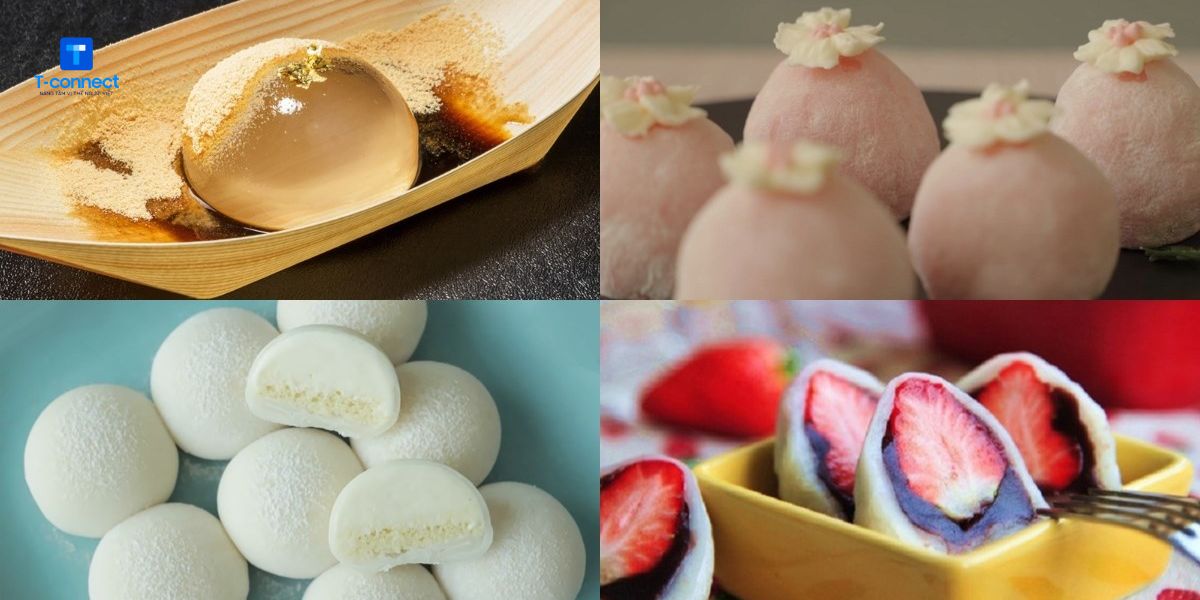 Bánh mochi được nhiều người yêu thích vì tạo hình và hương vị dễ ăn