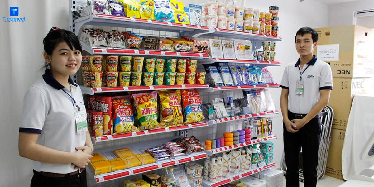 Nên làm thêm tại các cửa hàng tiện lợi lớn.