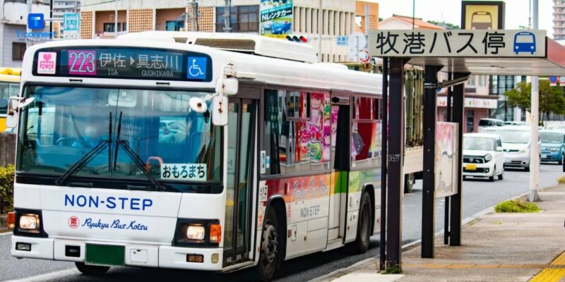 Xe buýt là loại phương tiện giao thông phổ biến và tiết kiệm chi phí tại Nhật Bản