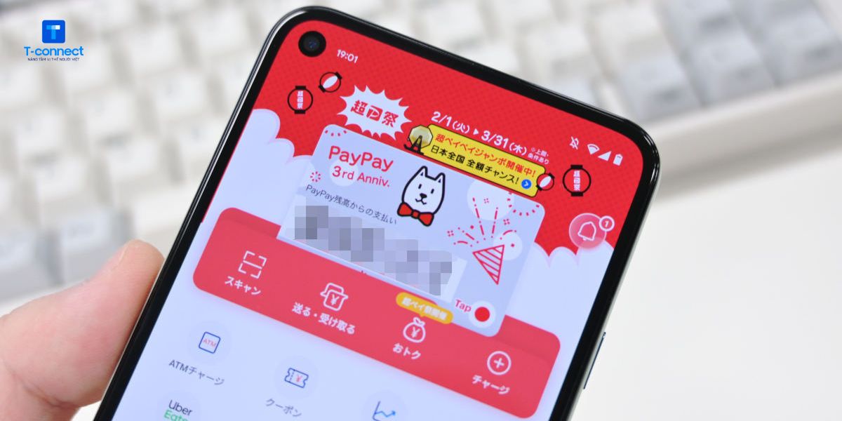 Ứng dụng PayPay chỉ đăng ký được duy nhất số điện thoại ở Nhật Bản